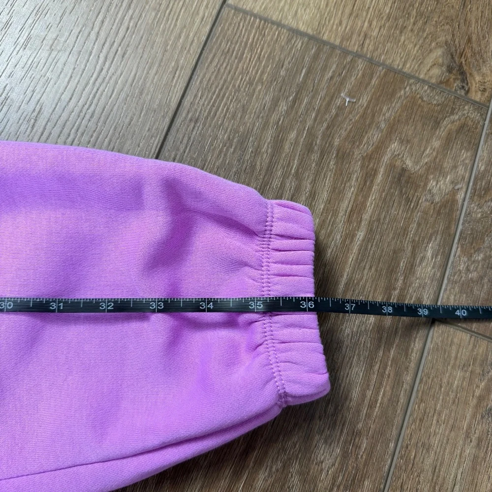 Nike Girls Loose Fit Sweatpants Size L Rush Fuchsia Back to School NWT Fleece - Picture 13 of 14